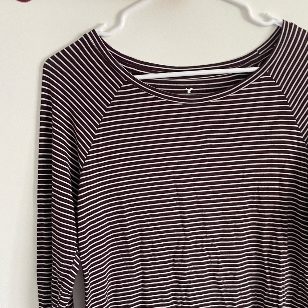 American Eagle Soft & Sexy Purple Long Sleeve Tee
